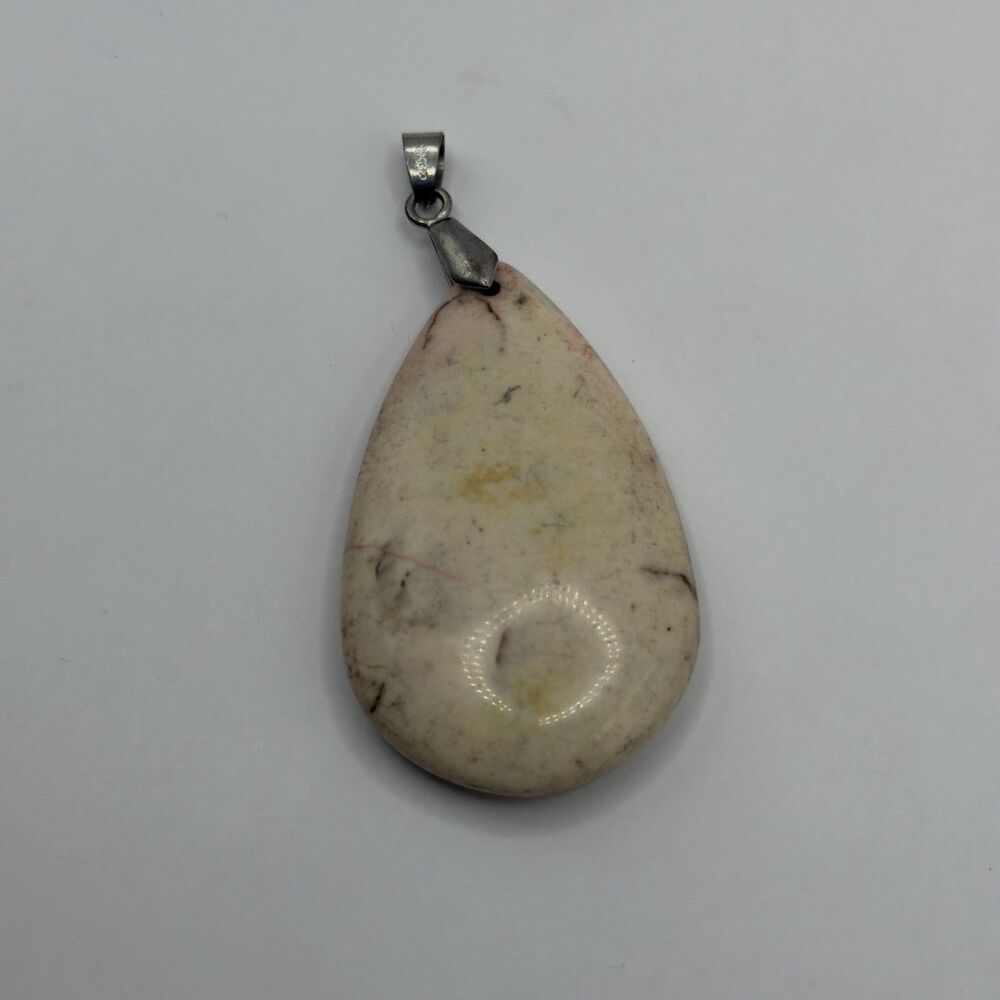 925 Sterling Silver Large Stone Pendant Lot Blue Lace Agate - Picture 5 of 7